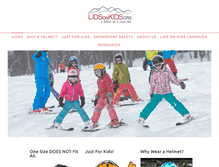 Tablet Screenshot of lidsonkids.org